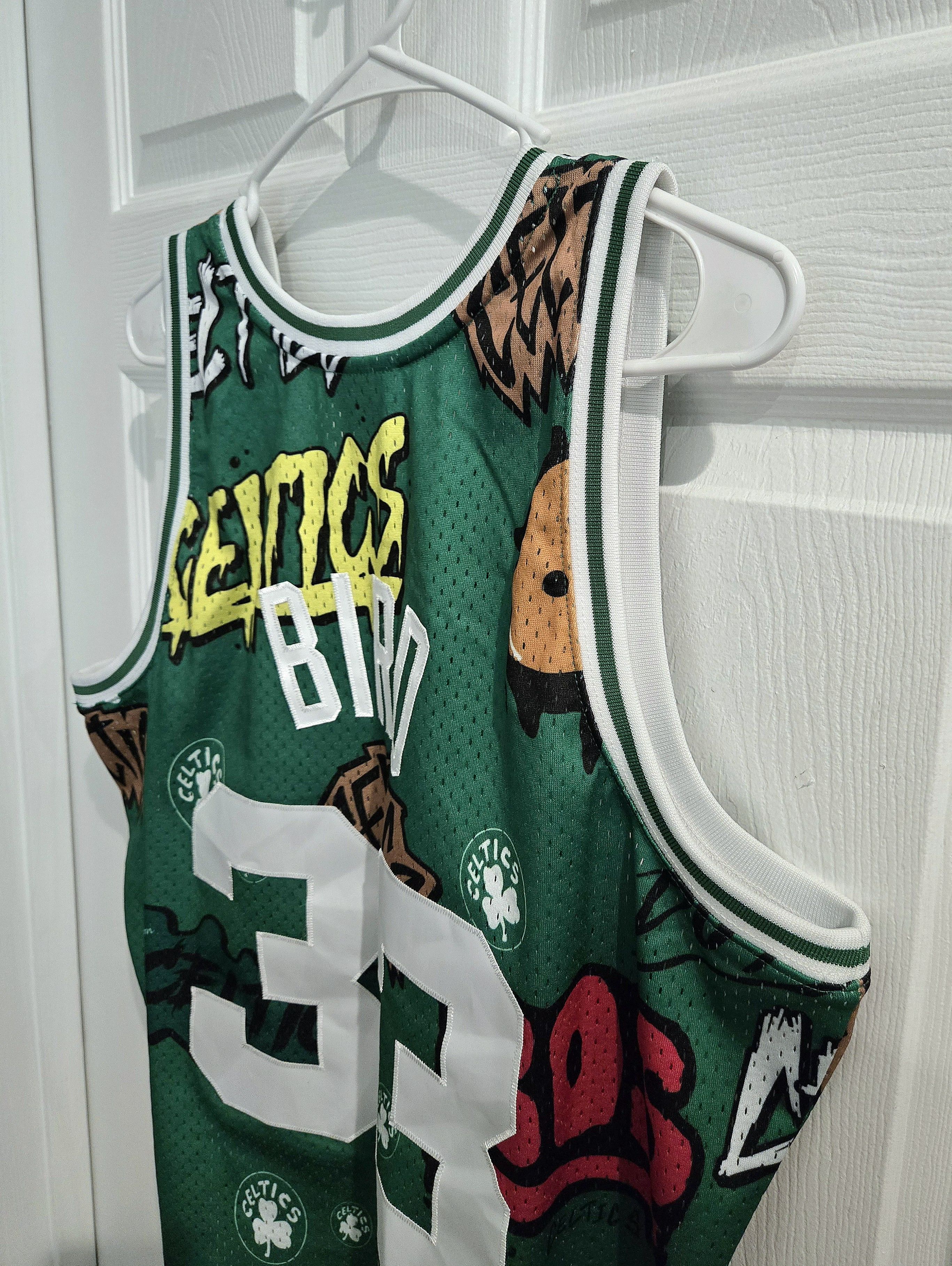 Mitchell & Ness × NBA NBA Larry Bird Boston Celtics Slap Sticker Swingman Jersey Size US L / EU 52-54 / 3 - 10 Thumbnail