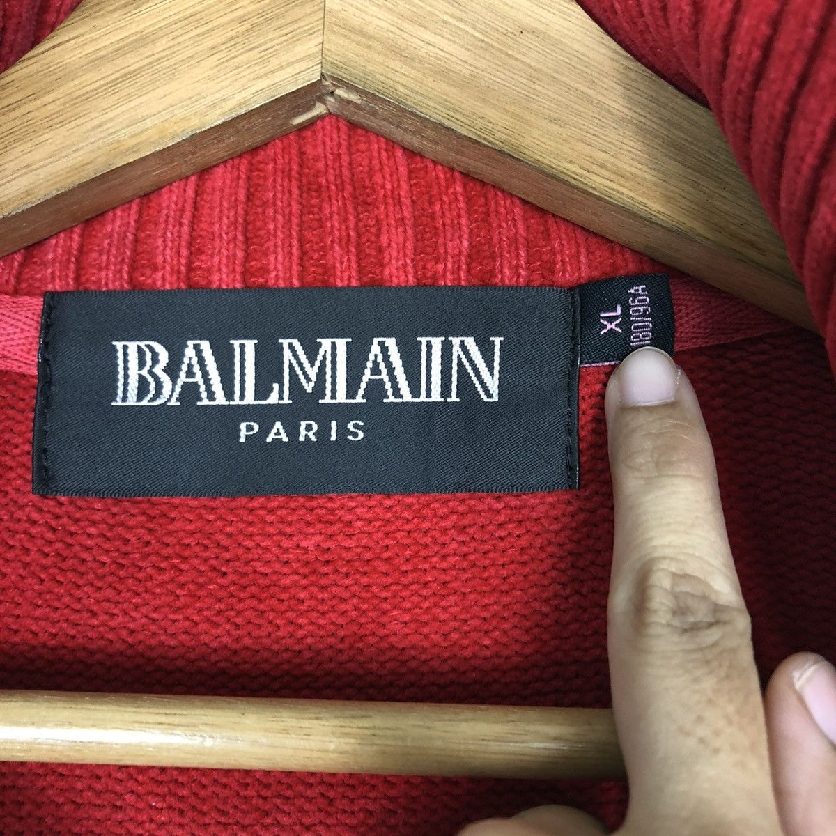 Balmain 🔥VINTAGE SWEATSHIRT BALMAIN PARIS TURTLE NECK Size US XL / EU 56 / 4 - 15 Thumbnail