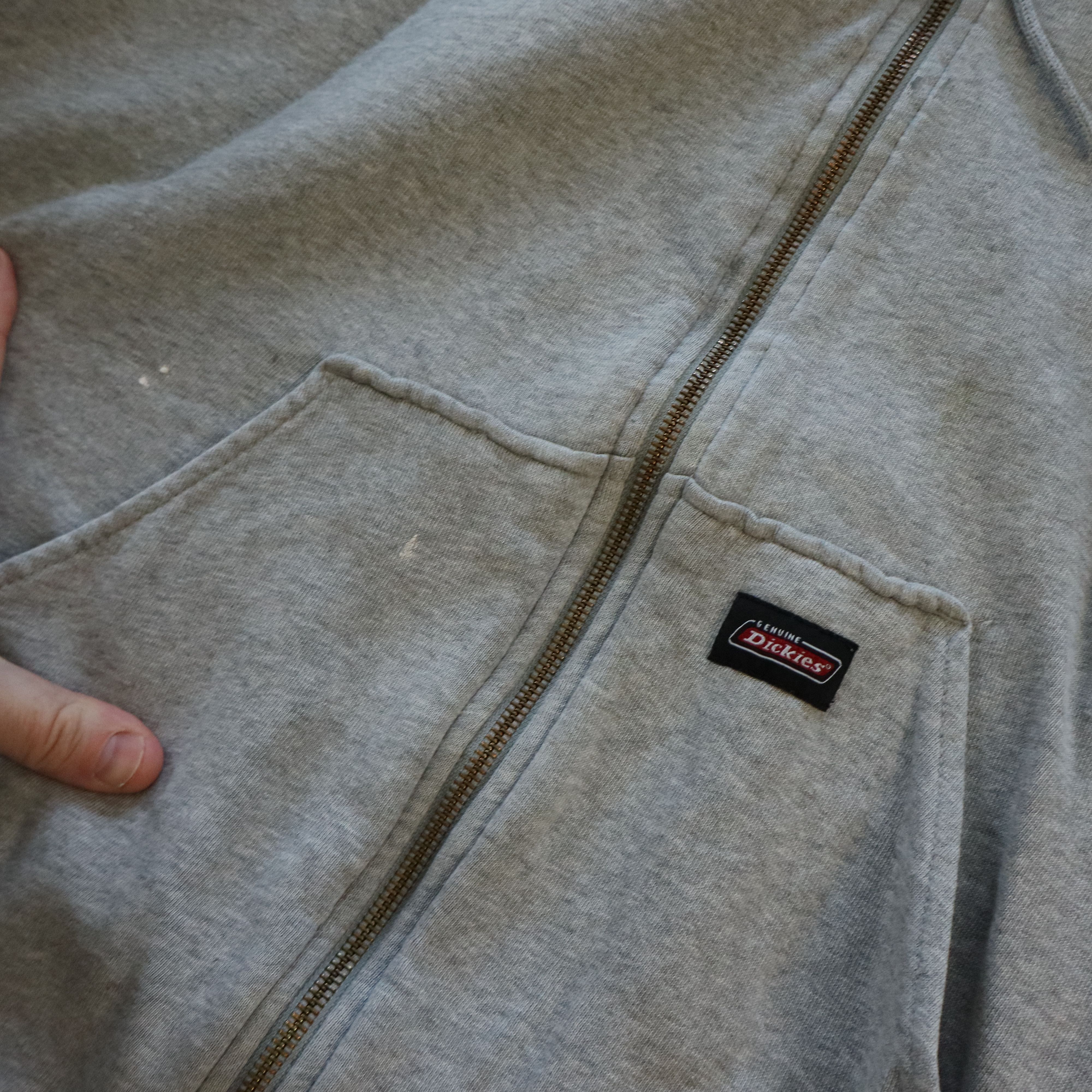 Carhartt × Dickies × Vintage 90s Dickies Thermal Lined Boxy Baggy Zip Up Hoodie 2XL 3XL Size US XXL / EU 58 / 5 - 6 Thumbnail