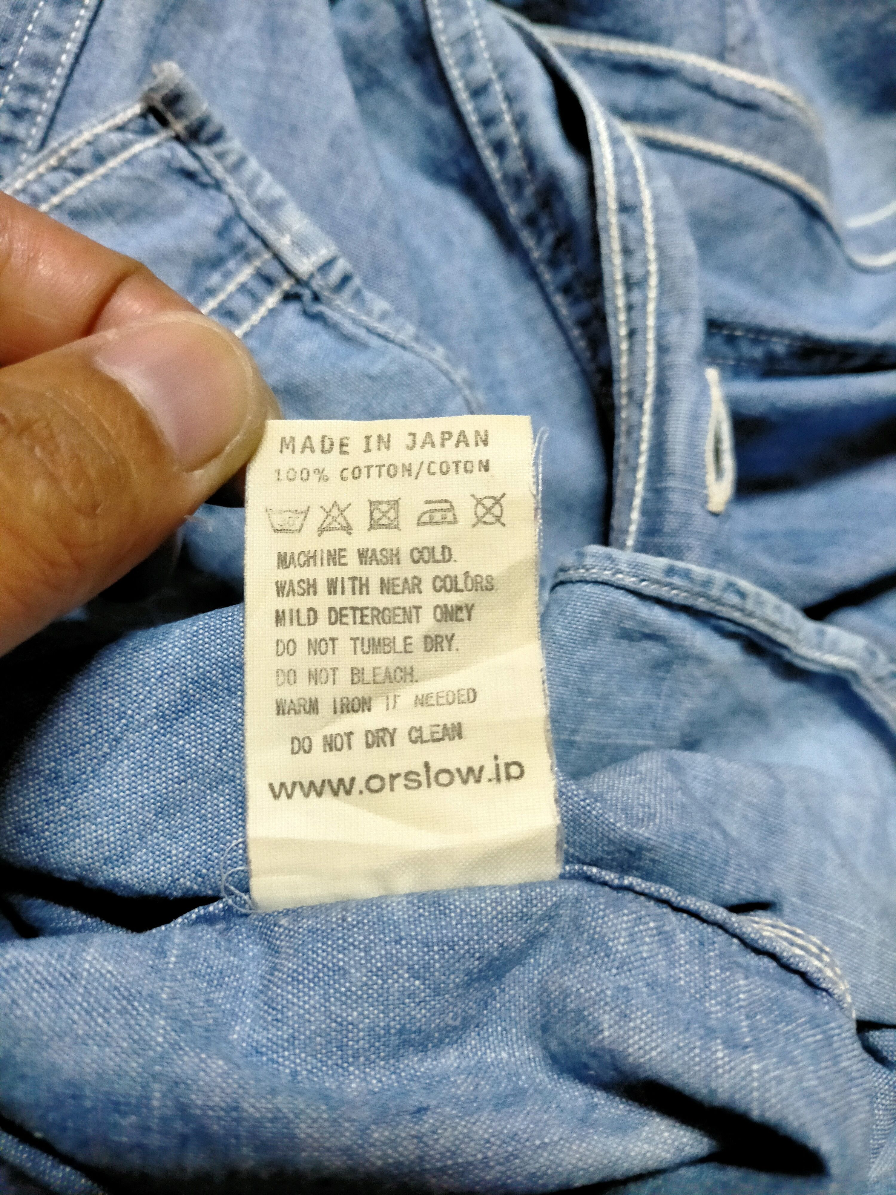 Orslow Made in japan Orslow Chambry Shirt Button ups Size US M / EU 48-50 / 2 - 12 Thumbnail
