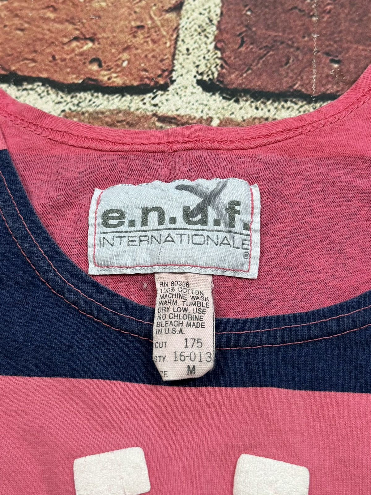 Other Vintage ENUF INTERNATIONALE Striped Tank Top 90s Surf Beach Size US M / EU 48-50 / 2 - 5 Thumbnail