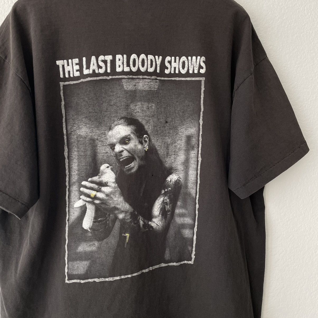 Ozzy Osbourne × Vintage Vintage 1992 Ozzy Osbourne The Last Bloody Shows T-Shirt Size US L / EU 52-54 / 3 - 8 Thumbnail