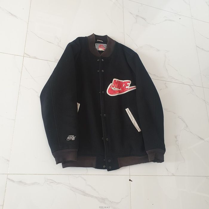 Supreme nike varsity on sale jacket