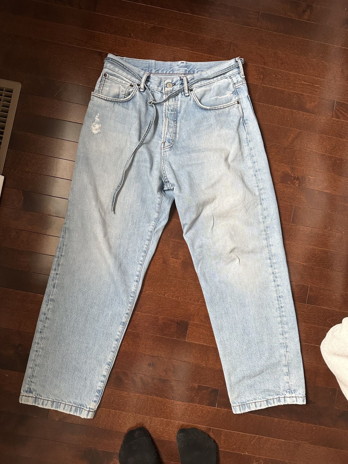 Acne Studios 1991 Toj Light Blue Jeans