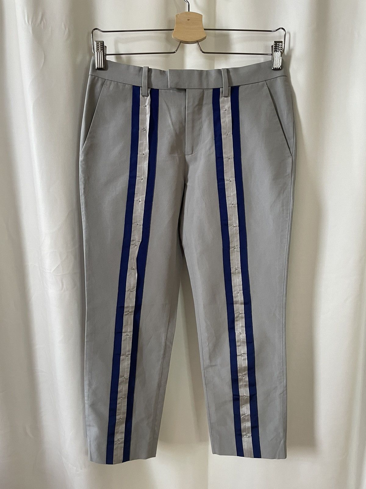 image of Undercover 16Ss Evil Clown Stud Ribbon Detail Pants Jp Size 1 in Grey, Women's