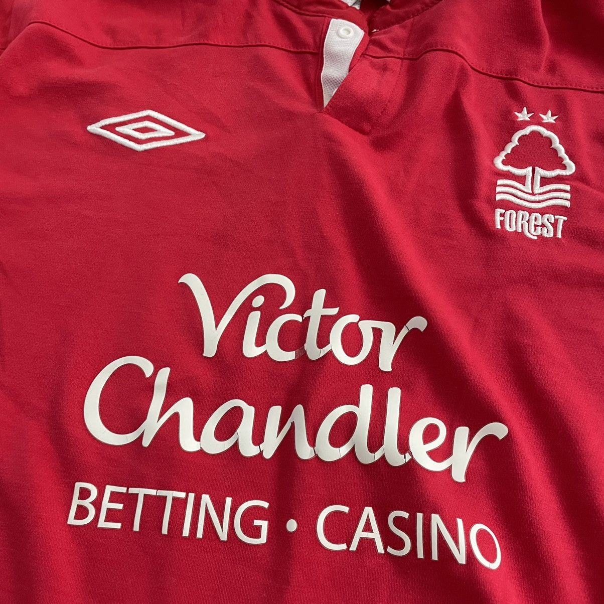 Other Umbro Forest Victor Chandler casino npower Jersey shirt tee Size US L / EU 52-54 / 3 - 2 Thumbnail