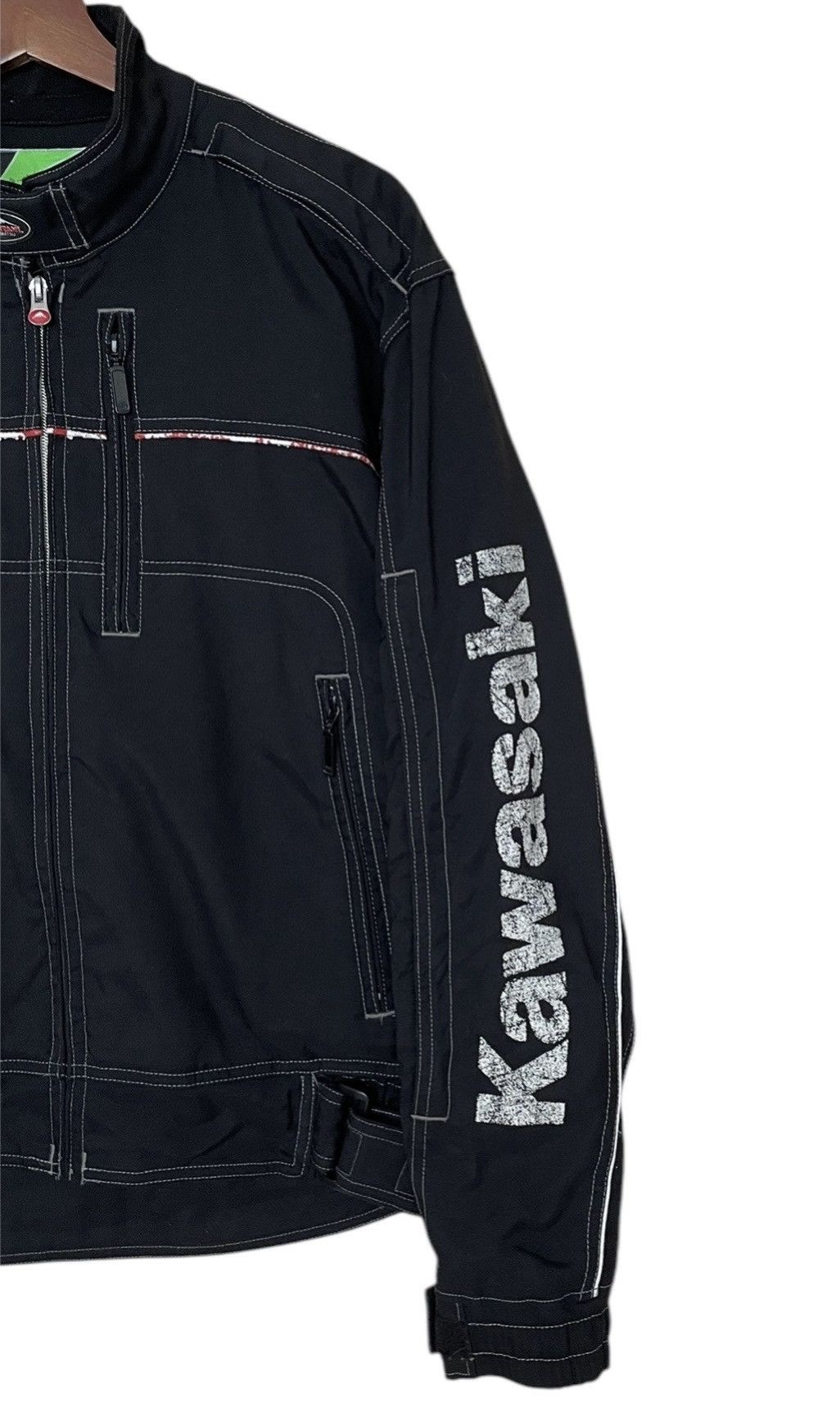 Vintage Vintage Brand Kushitani Kawasaki Bikers Jacket 1990s Size US L / EU 52-54 / 3 - 4 Thumbnail
