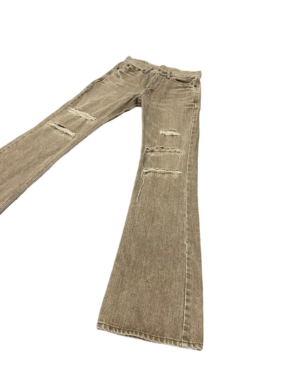 Japanese Brand Flare Jeans Vtg Bobson Japan Distress Boot Cut 7🟦1 Size US 28 / EU 44 - 3 Thumbnail