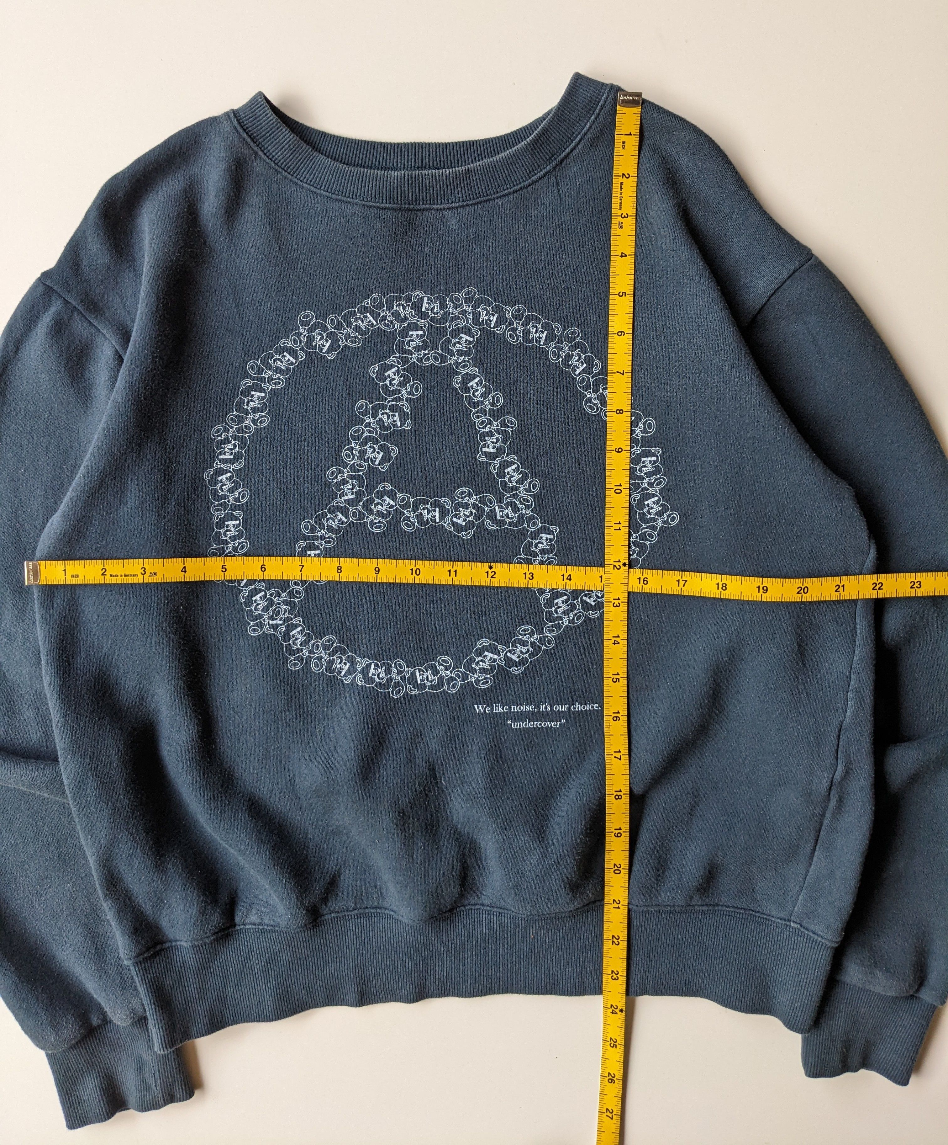 Jun Takahashi Undercover Anarchy Bear Crewneck Sweatshirt Size US L / EU 52-54 / 3 - 3 Thumbnail