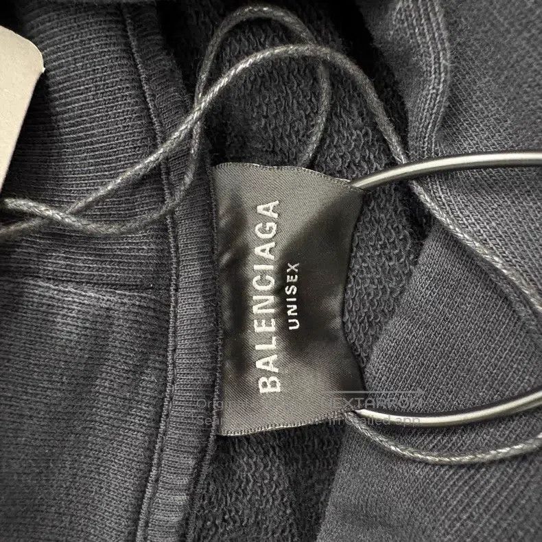 Balenciaga Balenciaga Sunset Tower Pattern Graffiti Black Hoodie Size US M / EU 48-50 / 2 - 3 Thumbnail