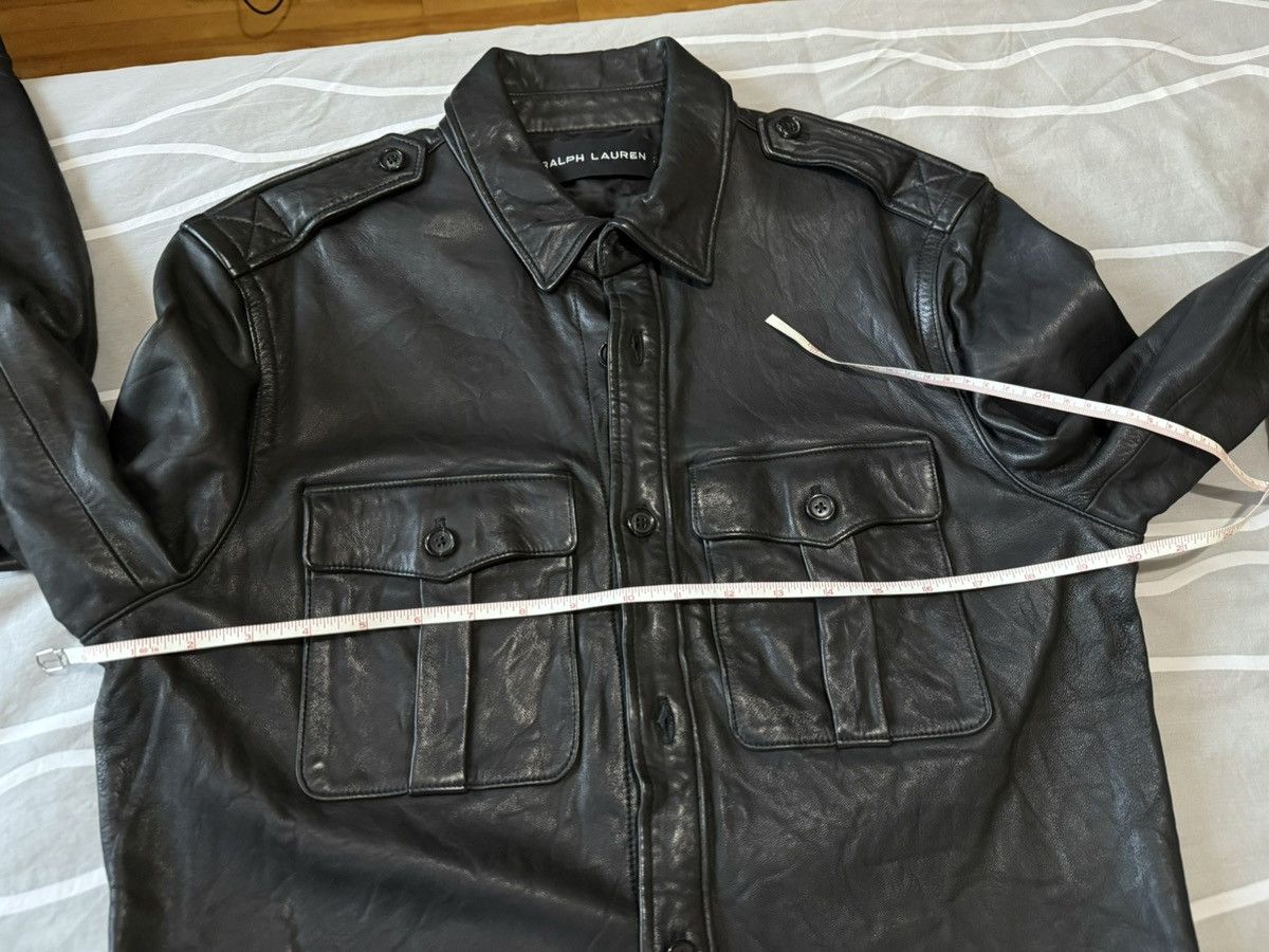 Ralph Lauren Ralph Lauren Black Leather Shirt Size US M / EU 48-50 / 2 - 13 Thumbnail