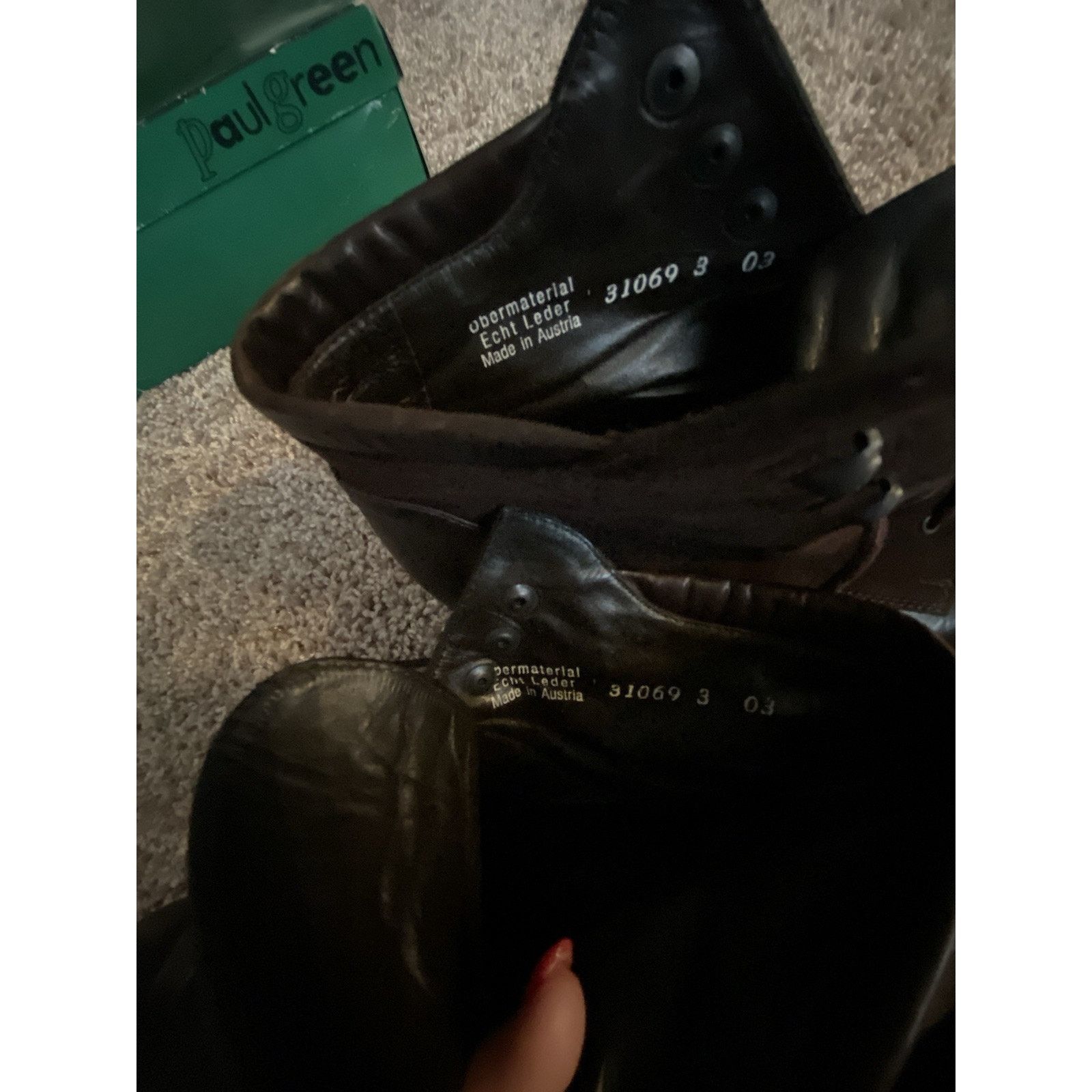Other Paul Green Brown leather/suede tieup ankle boots sz 5 1/2 Size US 5.5 / IT 35.5 - 10 Thumbnail