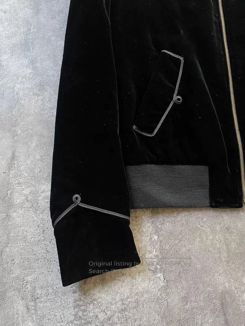 Saint Laurent Paris Saint Laurent Paris Black Velvet Court Jacket Size US S / EU 44-46 / 1 - 3 Thumbnail