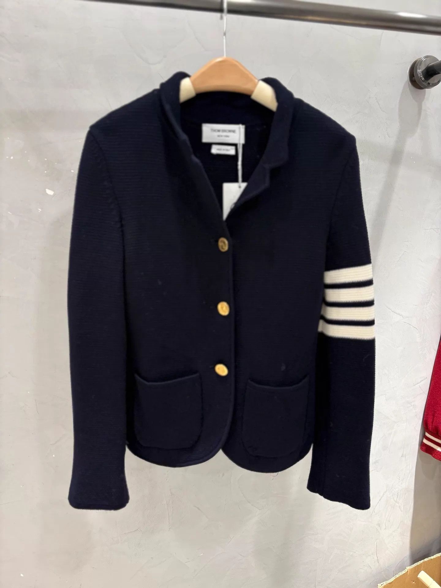 Thom Browne THOM BROWNE Navy Preppy Wool Blazer Vtg Size 36 Size XS / US 0-2 / IT 36-38 - 1 Thumbnail