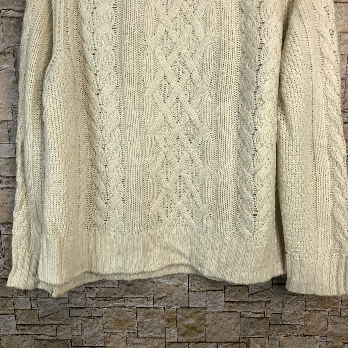 GU × Homespun Knitwear × Japanese Brand GU japan White sweatshirt Knitwear #A860 Size XL / US 12-14 / IT 48-50 - 6 Thumbnail