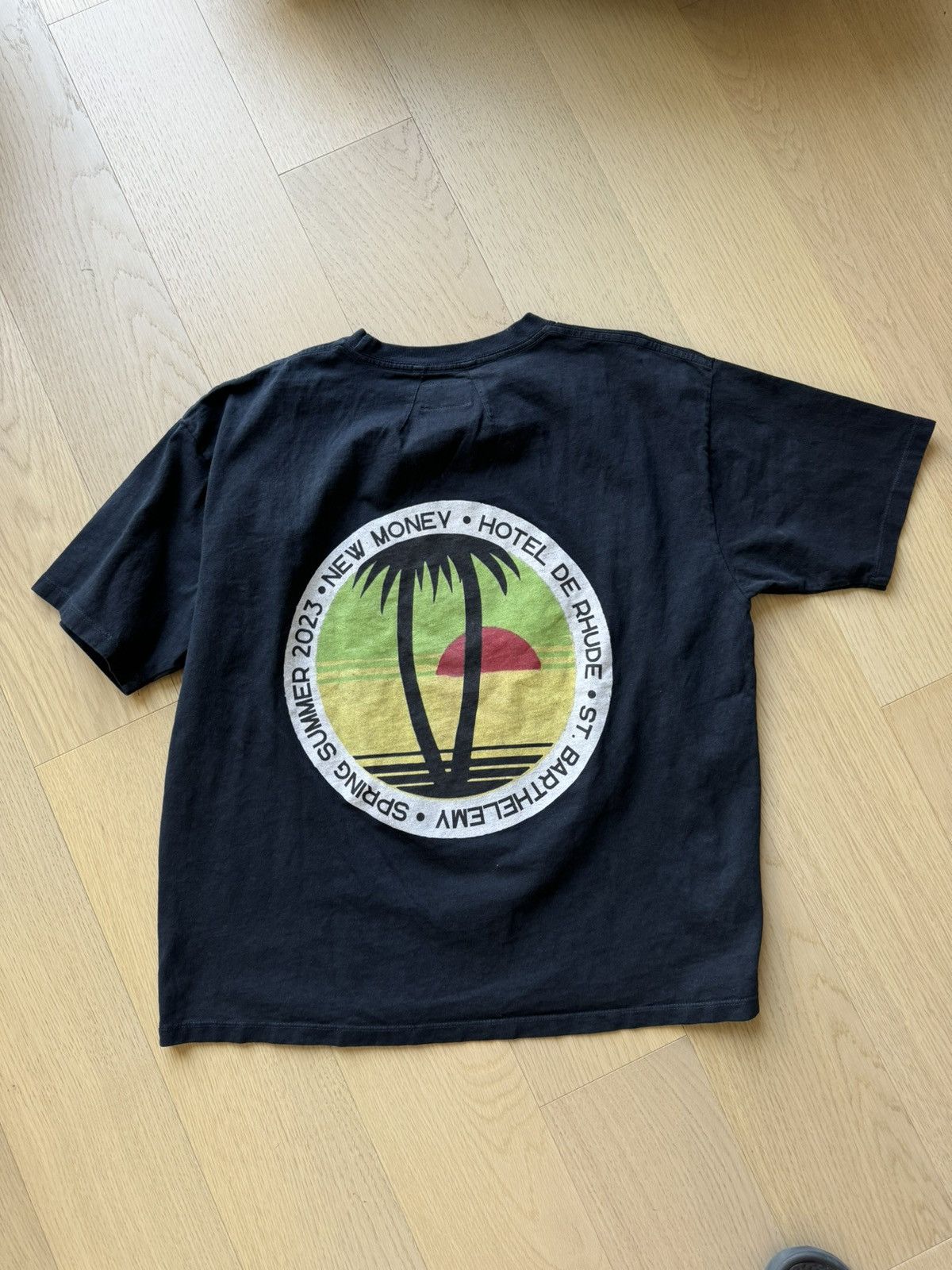 Rhude NEW rhude twin palms tee Size US M / EU 48-50 / 2 - 2 Thumbnail