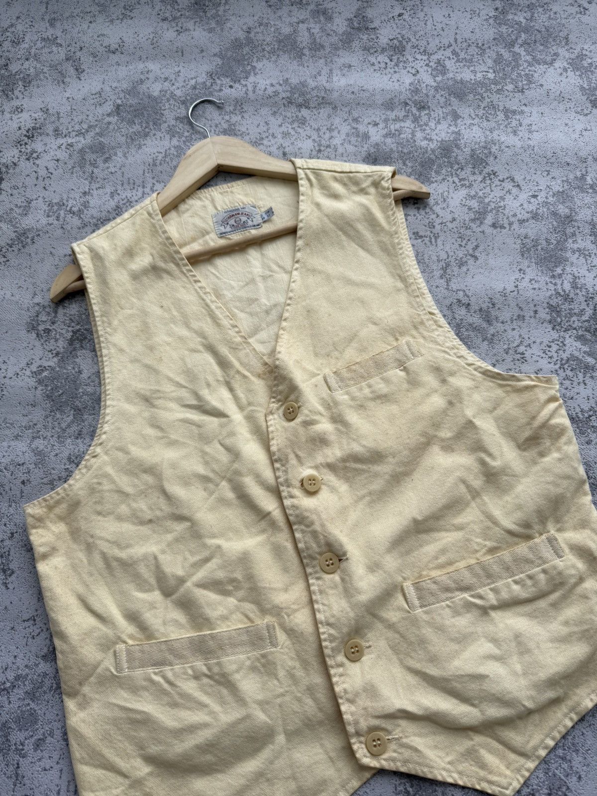 Armani × Giorgio Armani Archive Giorgio Armani Fade Vintage 80s Vest Size US M / EU 48-50 / 2 - 7 Thumbnail