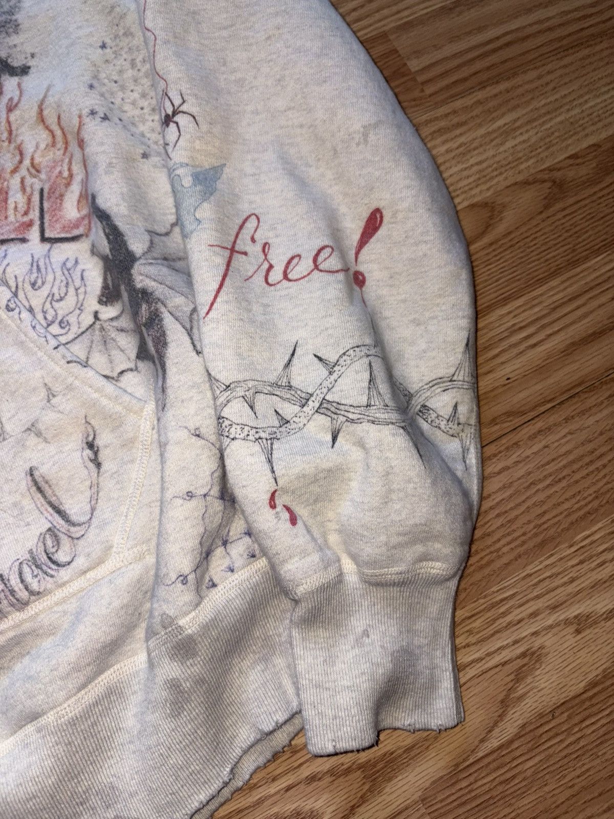 Saint Michael Saint Michael x Dr Woo Rare Collaboration Hoodie Distress Size US L / EU 52-54 / 3 - 5 Thumbnail