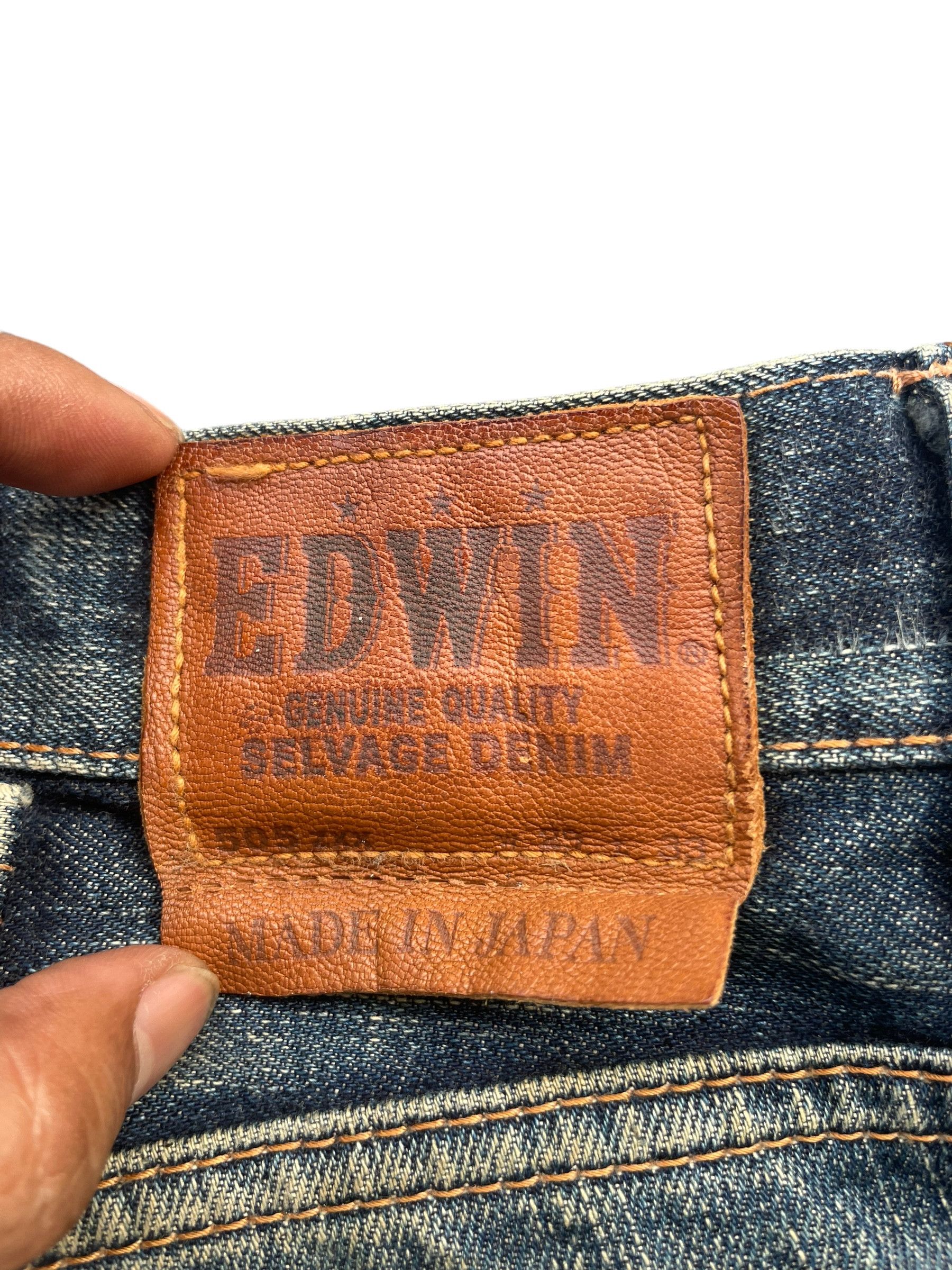 Edwin Vintage Edwin 505zxx Selvedge Distresed Denim Size US 32 / EU 48 - 6 Thumbnail
