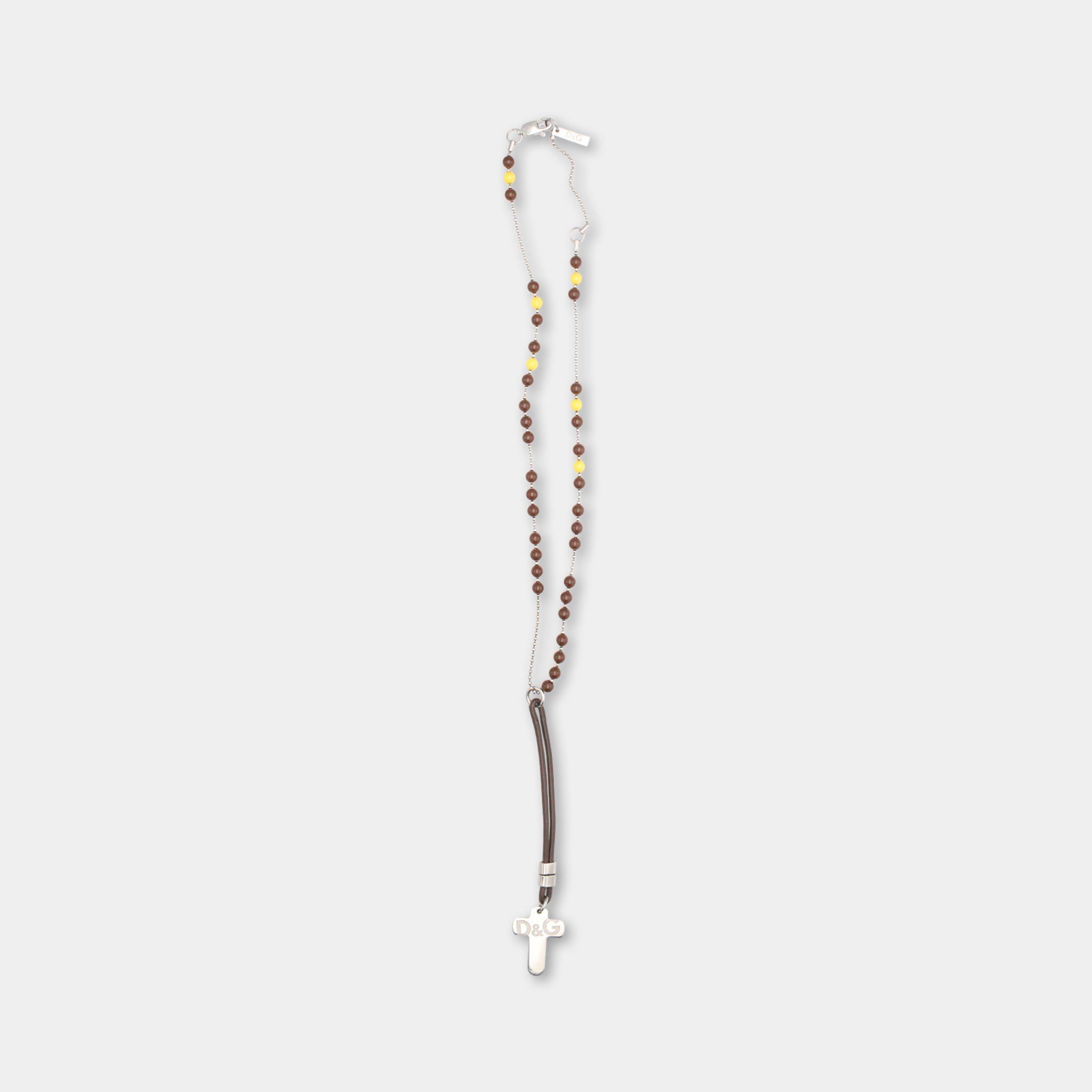 Dolce & Gabbana Dolce & Gabbana Wood and Brass Rosary Size ONE SIZE - 2 Thumbnail