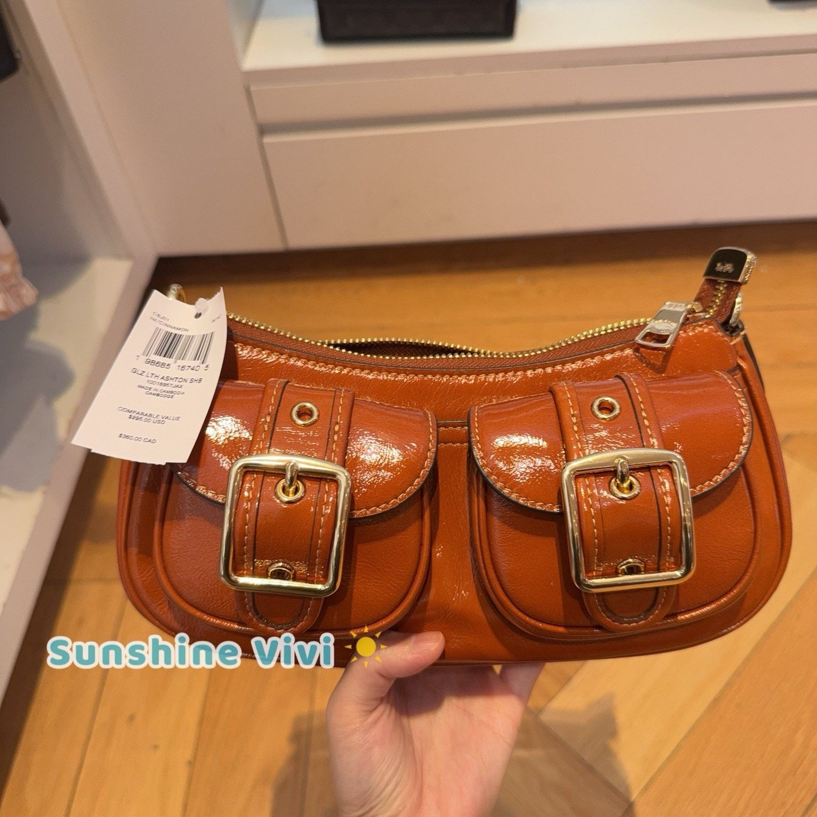 Coach NWT COACH Ashton 2way Shoulder Bag CBJ01 leather IM/CINNAMON Size ONE SIZE - 1 Thumbnail