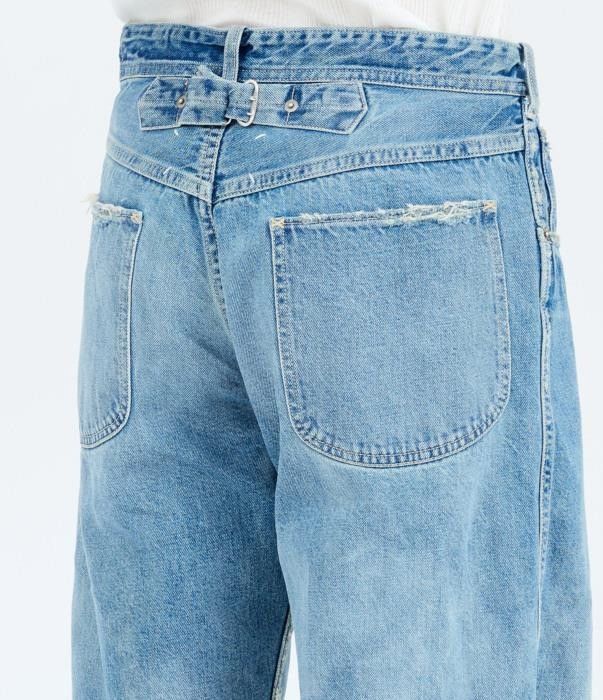 Maison Margiela o1bcso1str0526 Distressed Denim Short in Light Blue Size US 34 / EU 50 - 7 Thumbnail