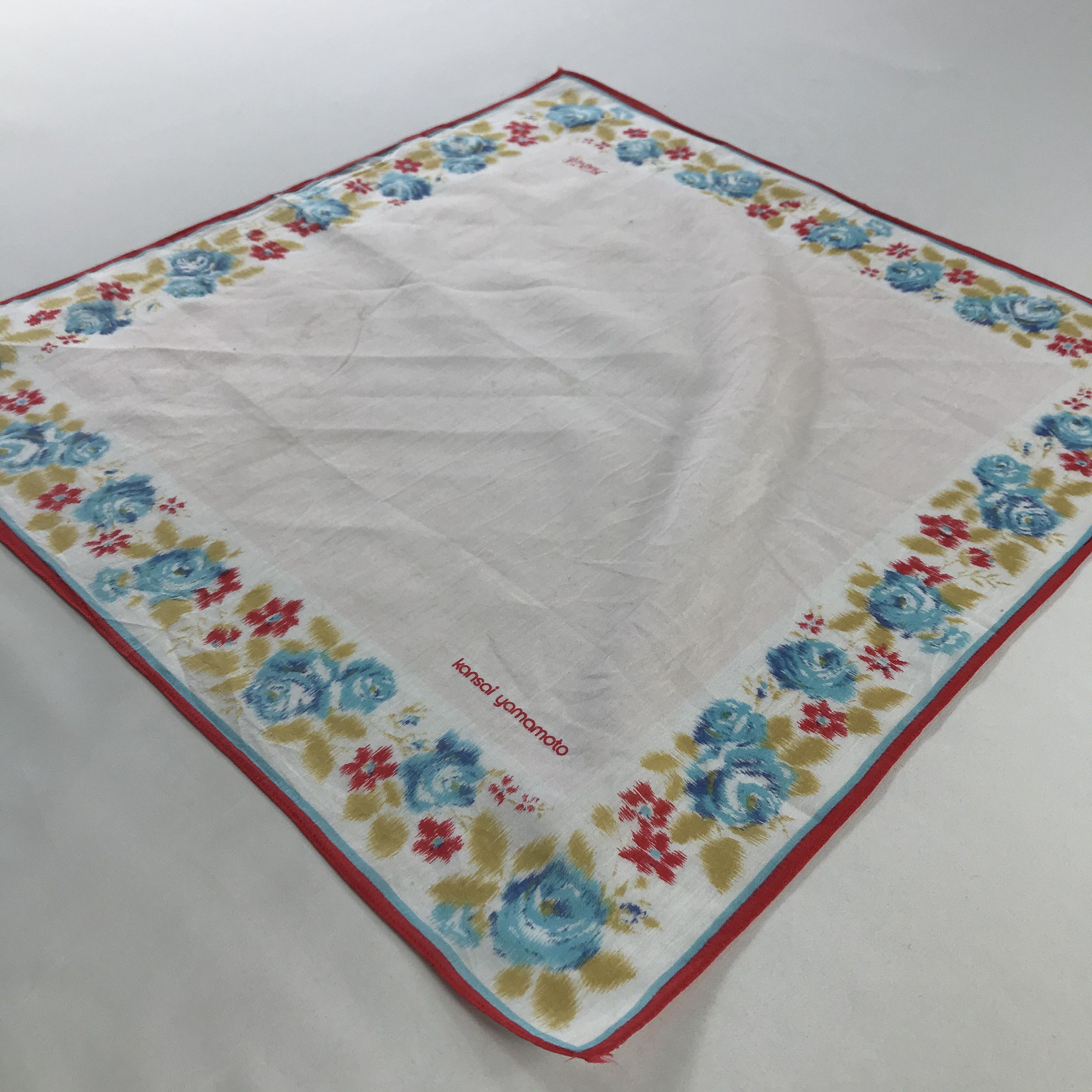 Kansai Yamamoto × Vintage Kansai Yamamoto Bandana / Handkerchief / Neckerchief - S1155 Size ONE SIZE - 2 Thumbnail