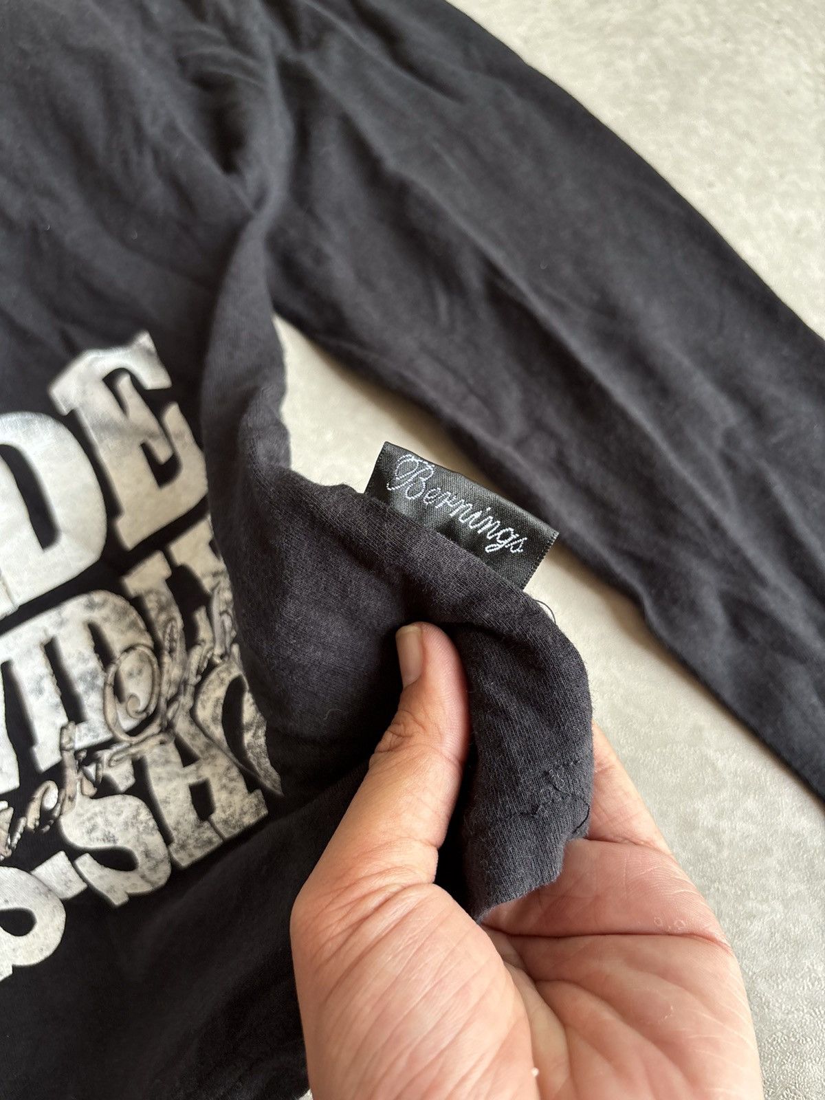 If Six Was Nine × Japanese Brand × Le Grande Bleu (L.G.B.) Bernings Tho Black Label Poem Longsleeve Size US M / EU 48-50 / 2 - 3 Thumbnail