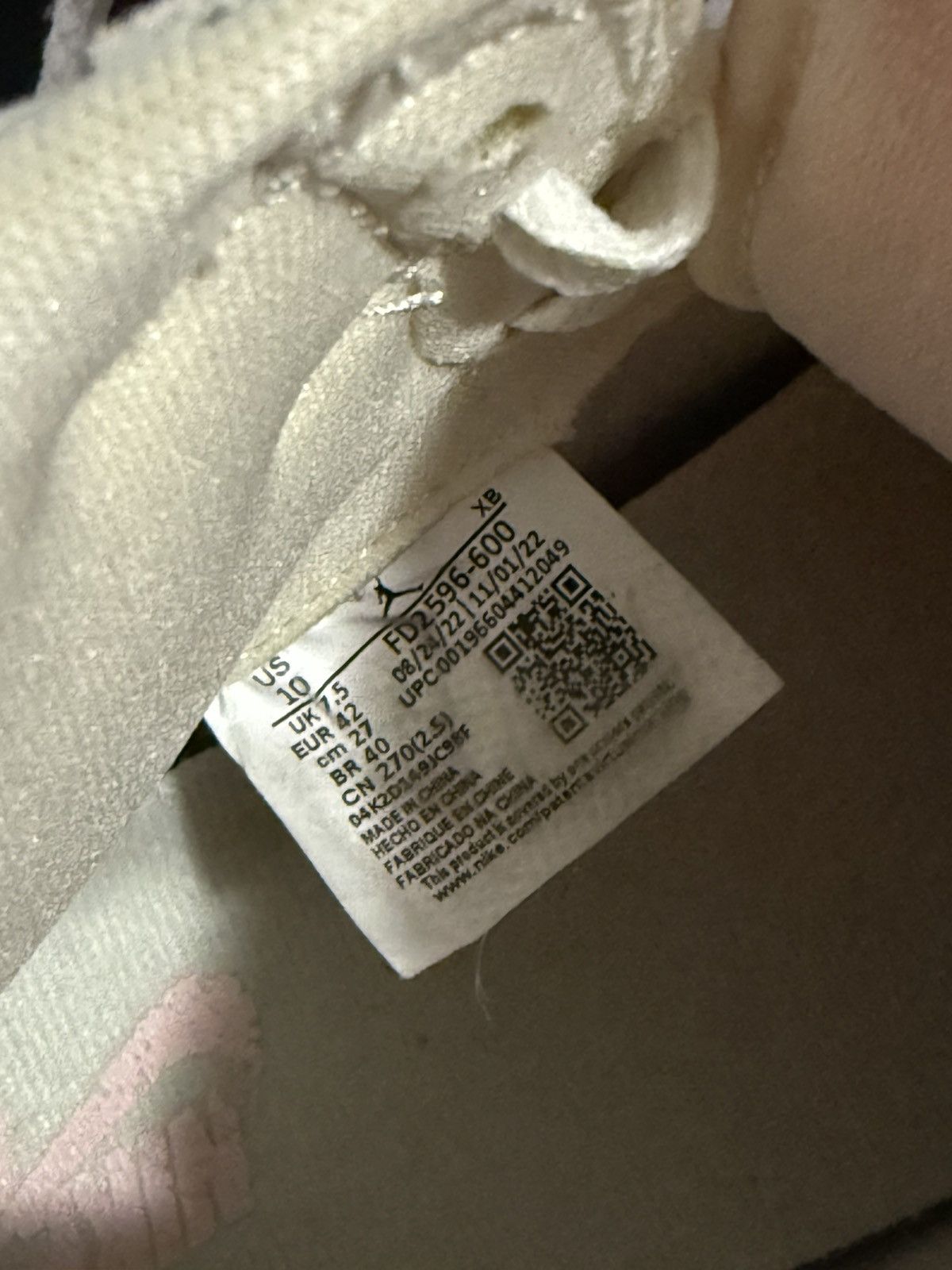 Nike Jordan 1 Retro “Washed Pink” Size US 10 / IT 40 - 5 Thumbnail