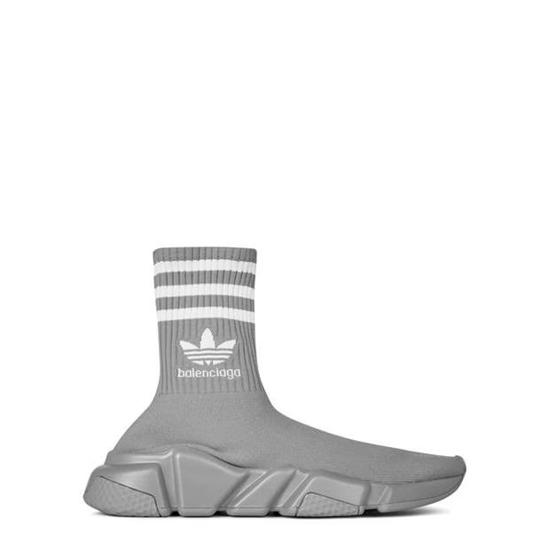 image of Balenciaga O1G2R1Mq0324 Trainers In Grey & White Shoes in Grey/White, Men's (Size 15)