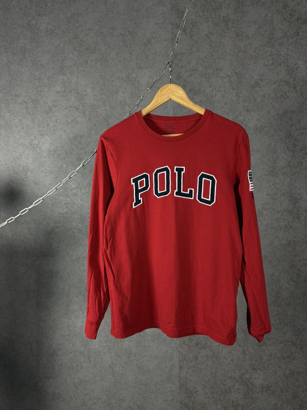 Polo Ralph Lauren Polo Ralph Lauren designer center logo longsleeve Size US S / EU 44-46 / 1 - 1 Thumbnail