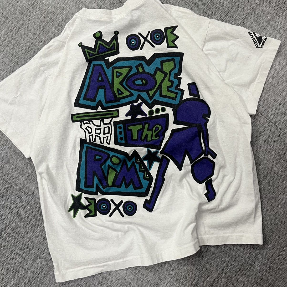 Reebok × Stussy × Vintage VTG 90s Reebook Stussy Style Tee Size US XL / EU 56 / 4 - 7 Thumbnail