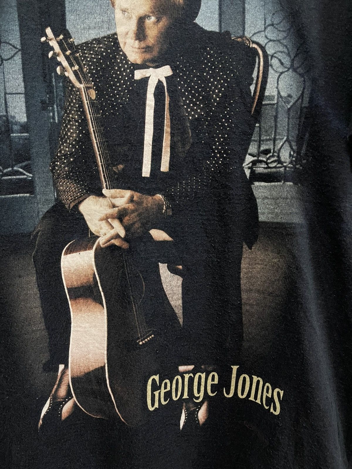 Vintage Vintage George Jones " I Lived To Tell It All Tour "🔥🔥🔥 Size US XL / EU 56 / 4 - 5 Thumbnail
