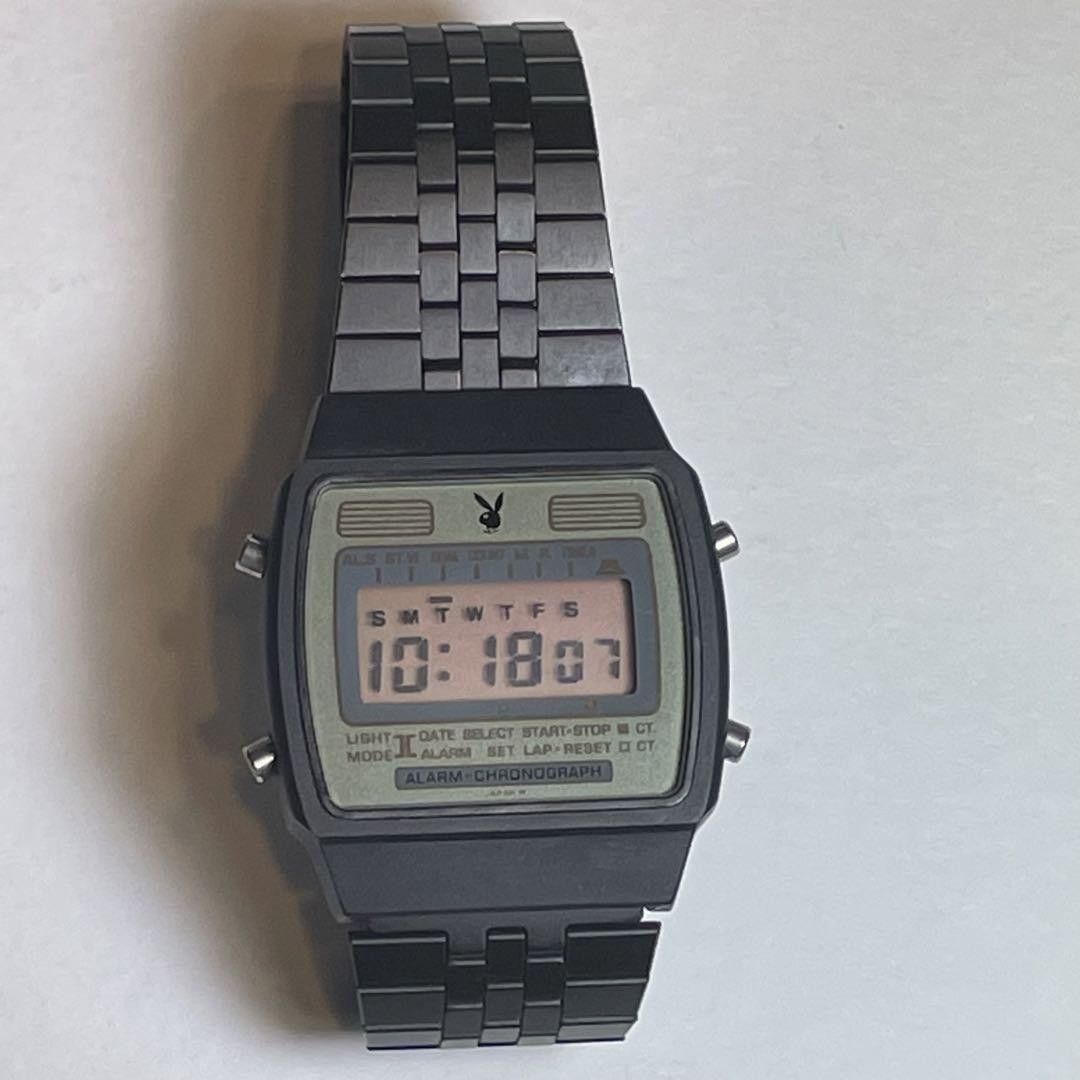 Playboy Seiko SEIKO x Playboy 1980s Vintage Digital Stainless Watch Grailed