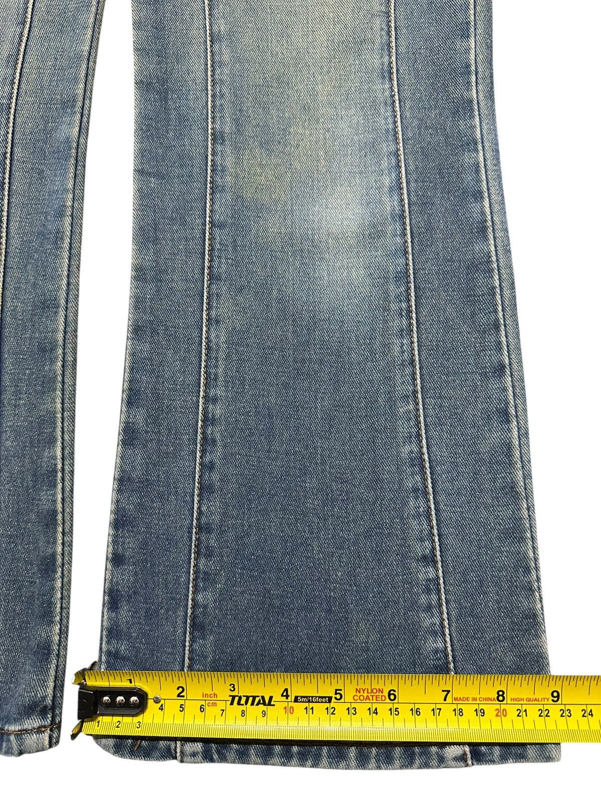 Japanese Brand Vintage Japanese Brand Mud Wash Faded Wide Leg Bootcut Jeans Size US 29 - 16 Thumbnail