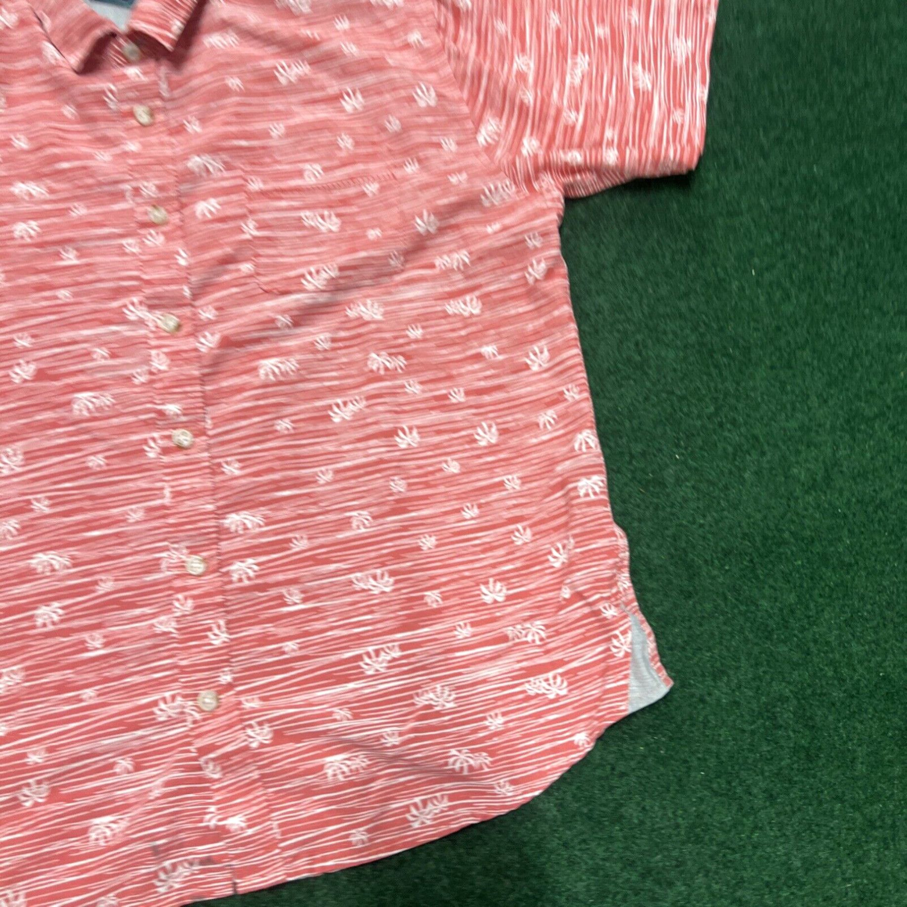 Lapointe Seapointe Shirt Mens Large Red Floral Hawaiian Tropical Short Sleeve Button Up Size US L / EU 52-54 / 3 - 3 Thumbnail