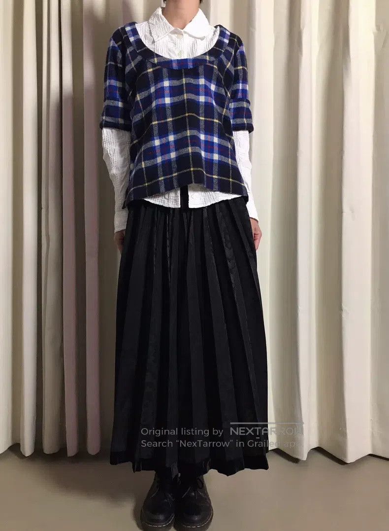 Comme des Garcons Comme Des Garcons Vintage Tweed Checkered Top Size M / US 6-8 / IT 42-44 - 3 Thumbnail