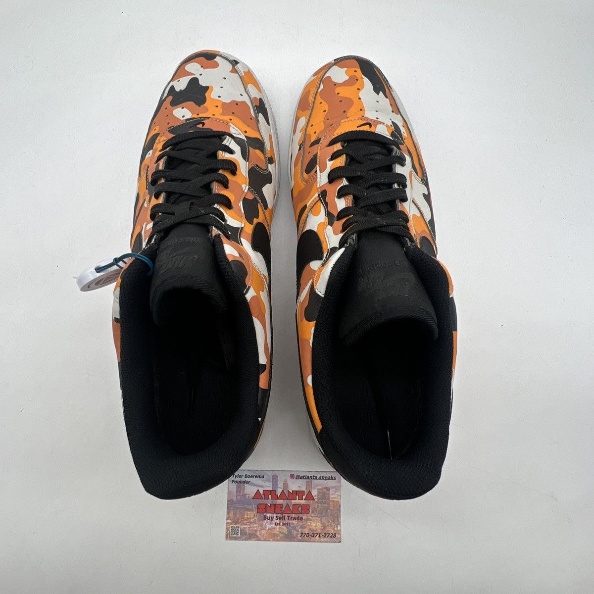 Nike Air Force 1 07 orange camo Size US 14 / EU 47 - 6 Thumbnail