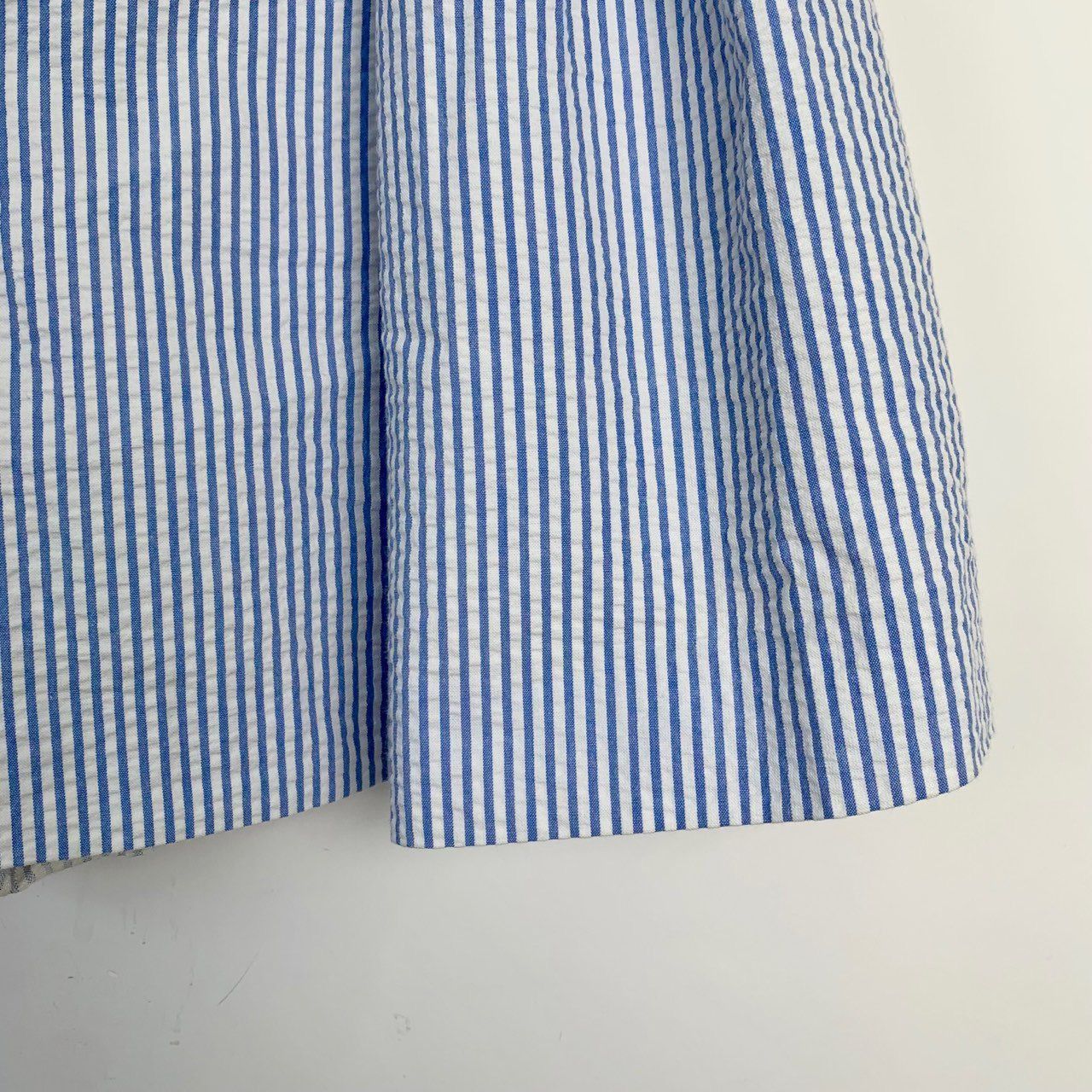 Thom Browne [Thom Browne] Navy/White Striped Contrast Casual Shorts 40/M Size 40" / US 18 - 6 Thumbnail