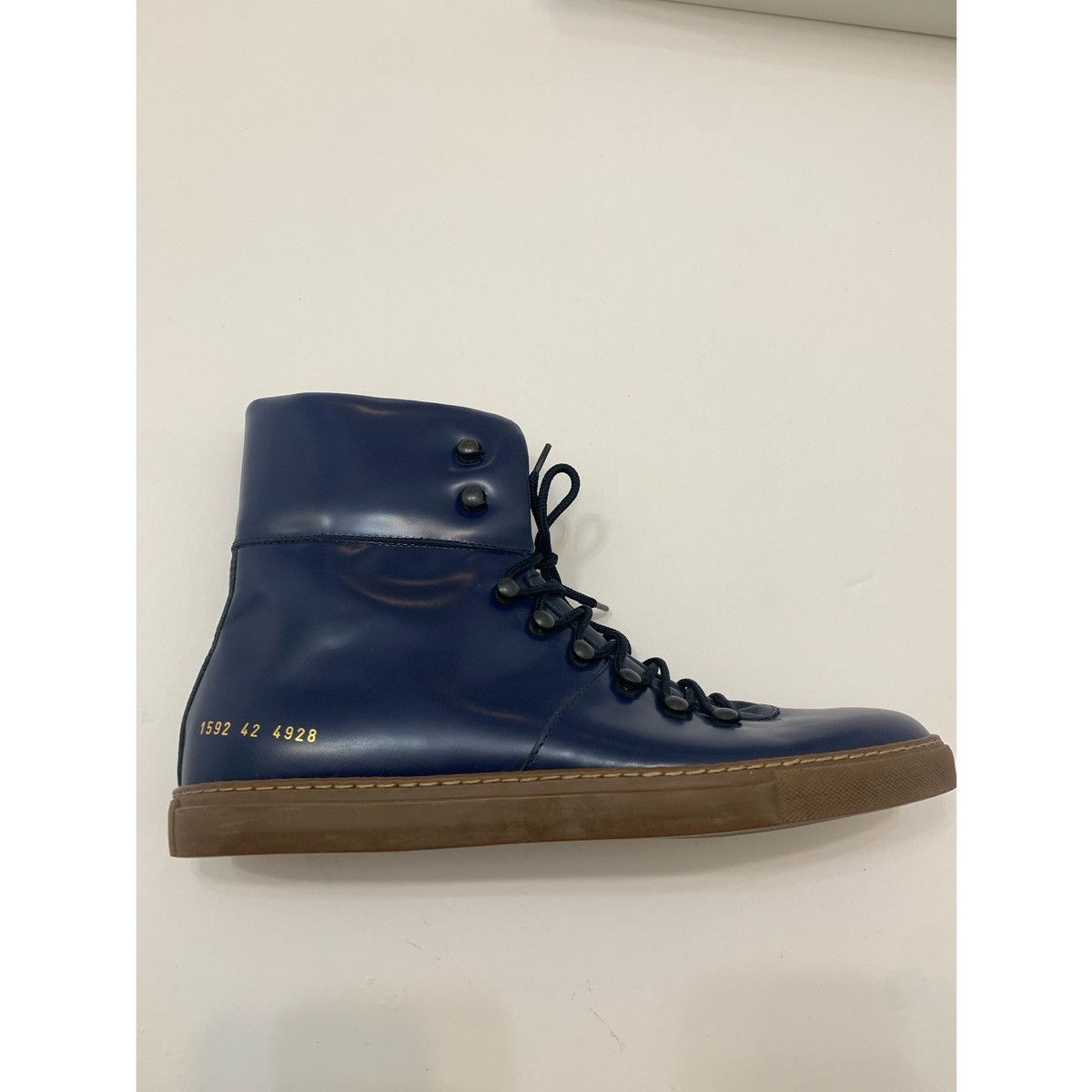 Common Projects COMMON PROJECTS NAVY TREKKING HIKING BOOTS Size US 9 / EU 42 - 3 Thumbnail