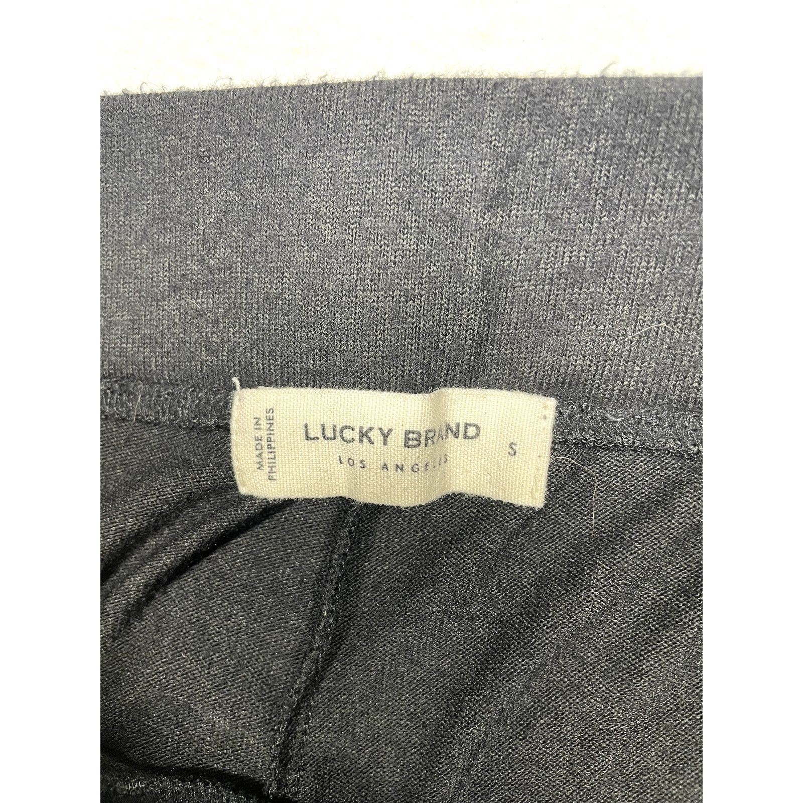 Lucky Brand Lucky Brand Women’s Black Lounge Pants | Size Small Size 27" / US 4 / IT 40 - 4 Thumbnail