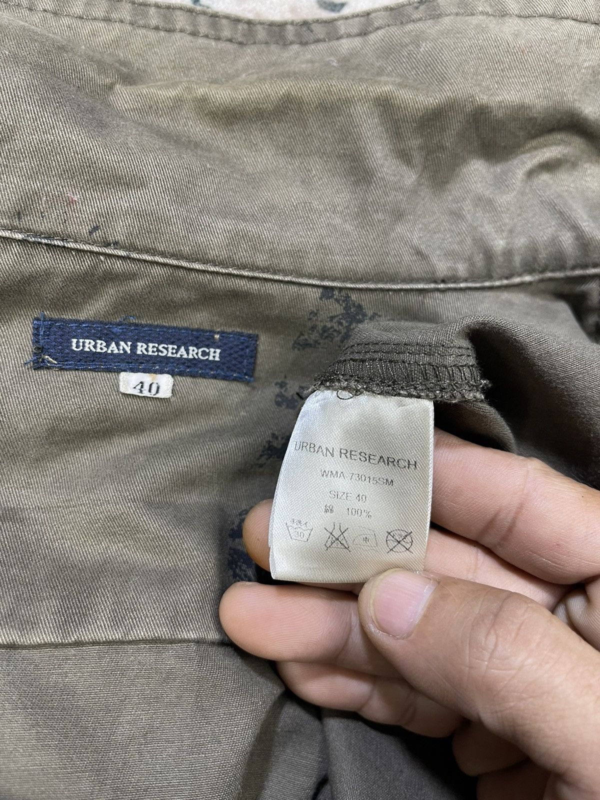 URBAN RESEARCH DOORS Urban Research Military Aircrew Uniform Workshirt Size US S / EU 44-46 / 1 - 14 Thumbnail