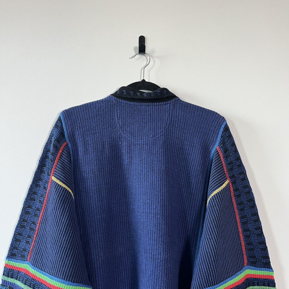 Carlo Colucci Carlo Colucci Vintage Knit Sweater Luxury Streetwear Oversiz Size US XL / EU 56 / 4 - 3 Thumbnail