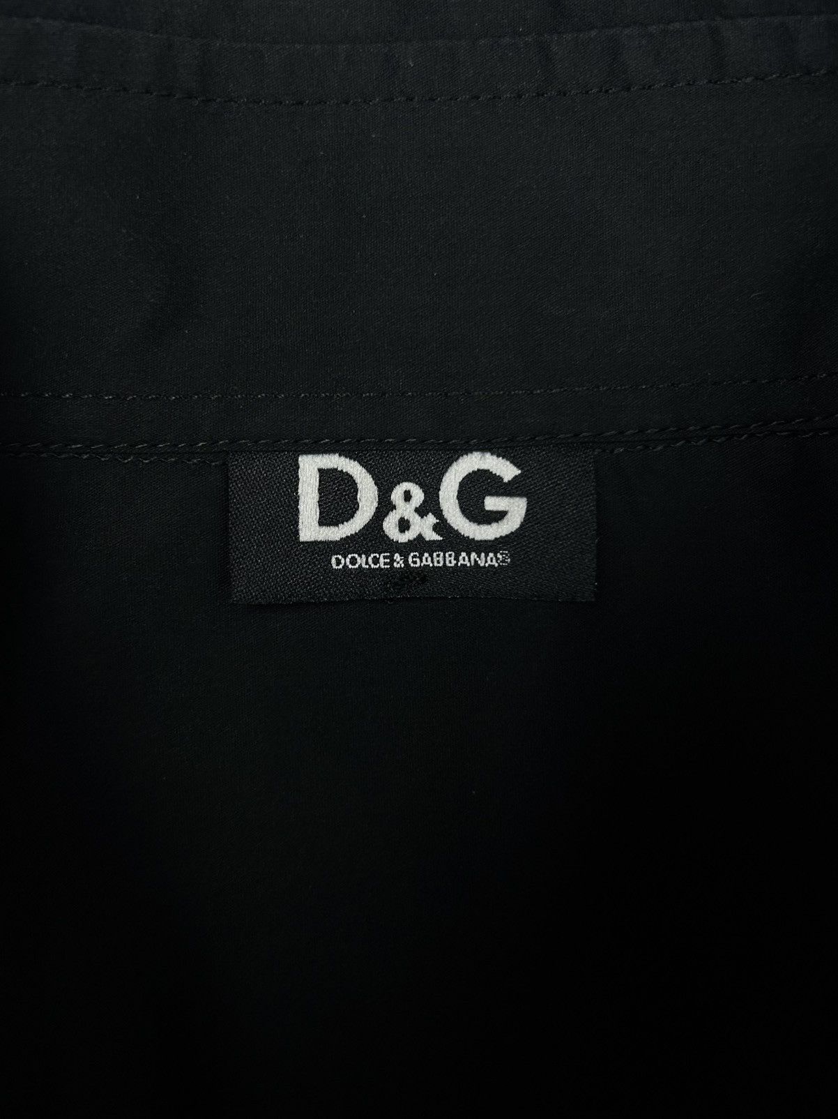 Dolce & Gabbana Vintage DOLCE & GABANNA Short Sleeve Shirt Black Archive Y2K Size US L / EU 52-54 / 3 - 13 Thumbnail