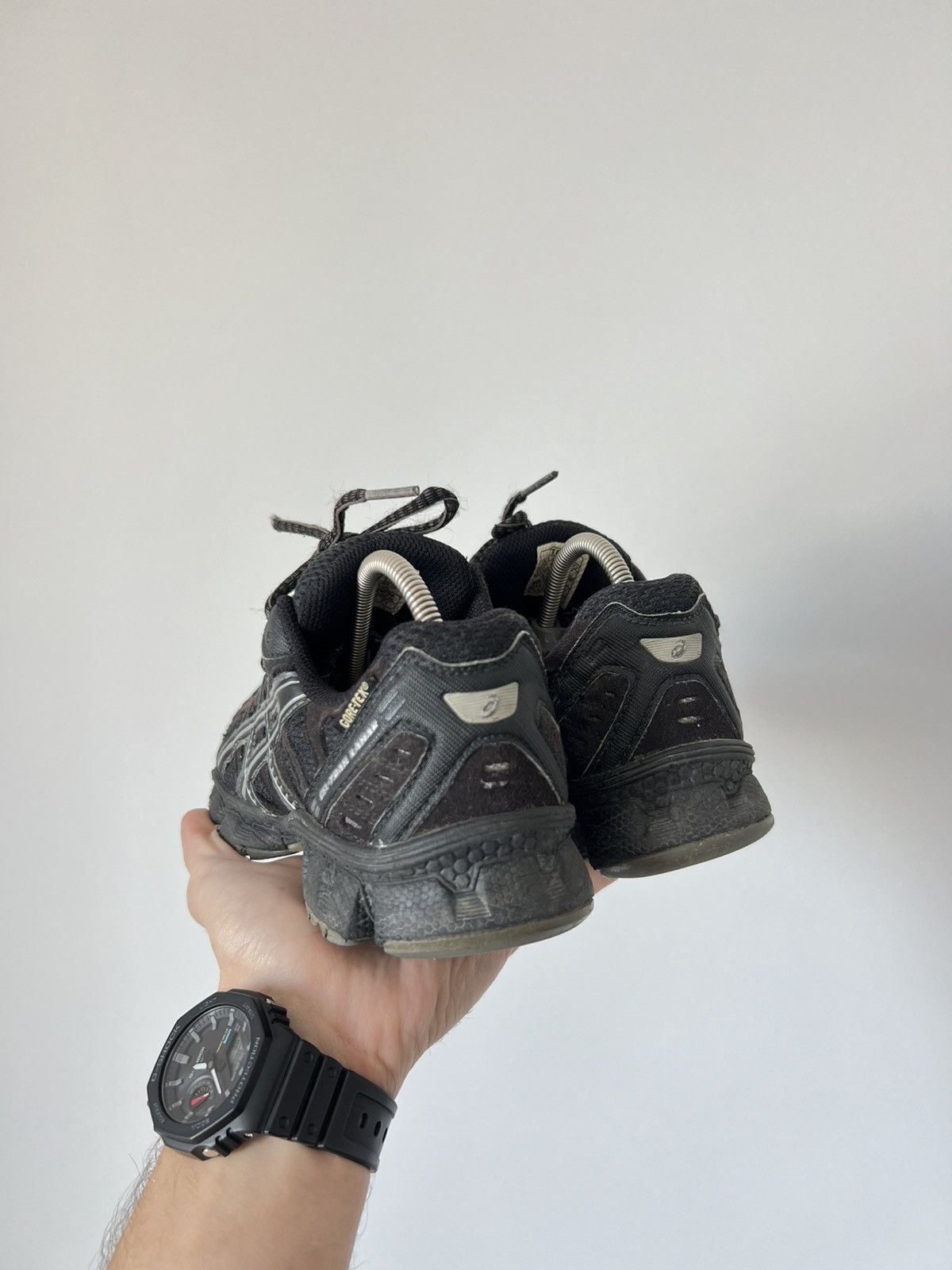Asics × Goretex Asics Gel Trail Goretex Black Low Sneakers Hype Rare Y2k Size US 6 / IT 36 - 5 Thumbnail