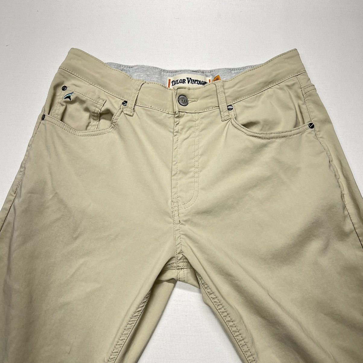 Designer Tailor Vintage Pants Khaki Canaan Slim Fit Performance Size US 32 / EU 48 - 5 Thumbnail