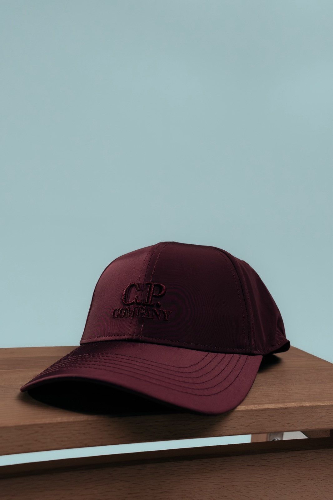 C.P. Company C.P. Company Eco Chrome Cap Burgundy Adjustable Size ONE SIZE - 1 Thumbnail