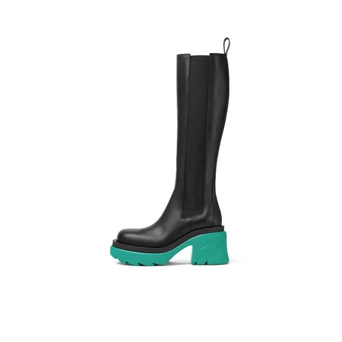 Bottega Veneta o1n1vont1124 Flash Boots in Black Size US 5 / IT 35 - 2 Thumbnail