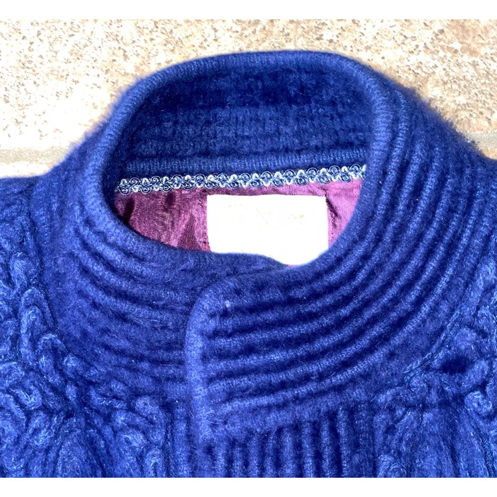 pandora VINTAGE Chabar Of Scottsdale Sweater Womens Blue Andora Yarn Soft Size L Womens Size L / US 10 / IT 46 - 3 Thumbnail