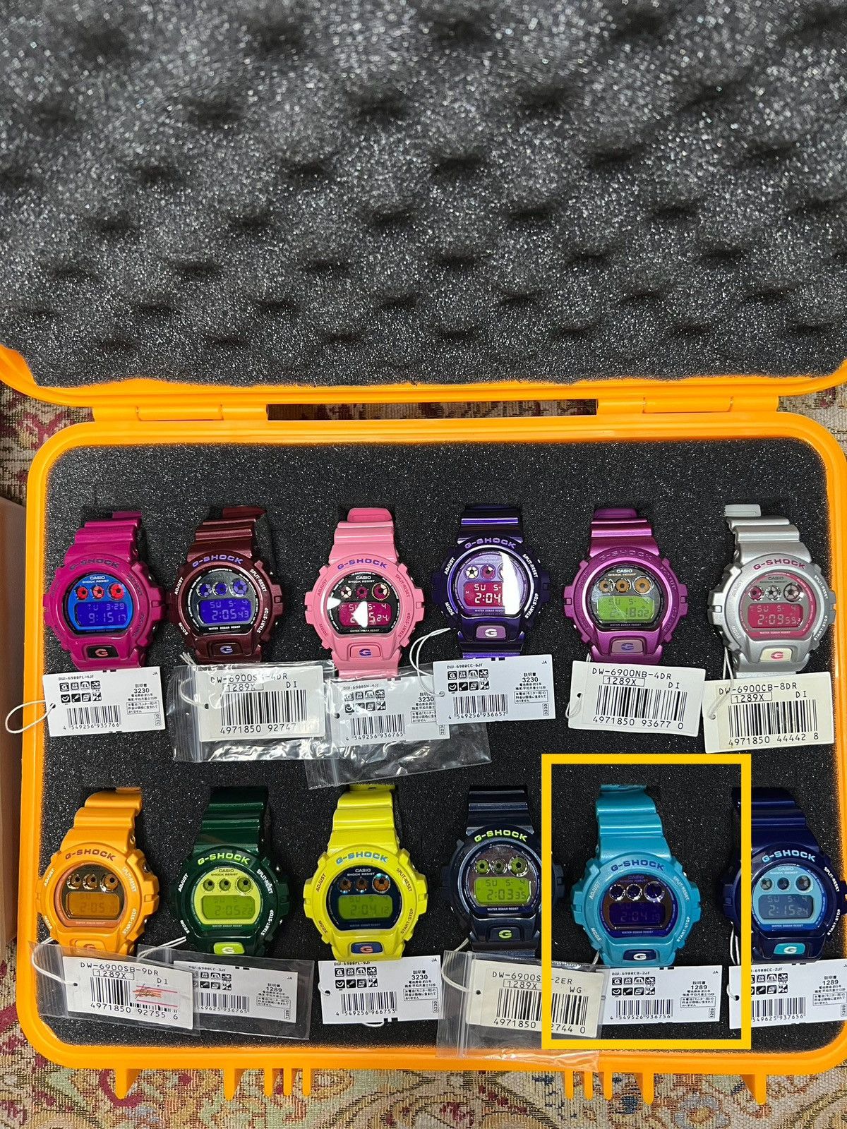 Casio × G Shock CASIO G-SHOCK KE$HA DW6900CB-2 1289 UNIVERSITY BLUE RARE Size ONE SIZE - 8 Thumbnail